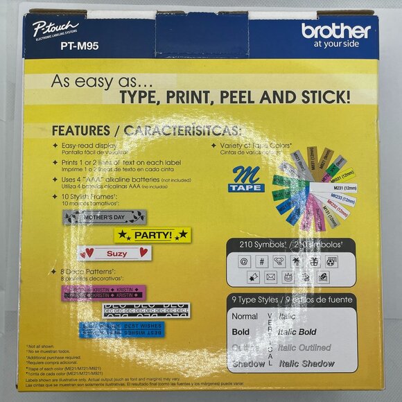 Brother P-Touch PT-M95 Handy Label Maker - NEW in Box - Picture 2 of 6